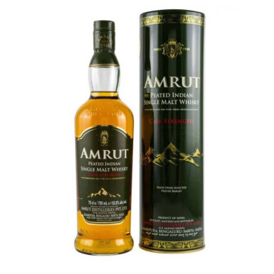 Whisky Single Malt Indien Tourbé Cask Strength 62,8% Amrut