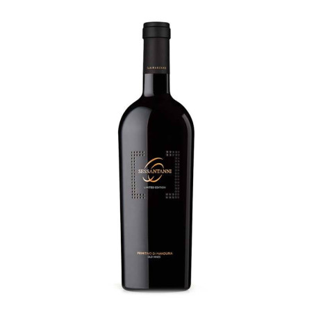 Zum Verkauf der Weine „Settanni Primitivo di Manduria DOP Limited Edition San Marzano“.