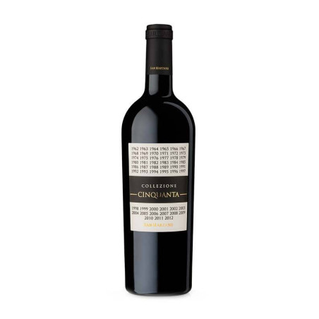 Verkauf von Wein aus der Cento-Kollektion des italienischen Rotweins San Marzano