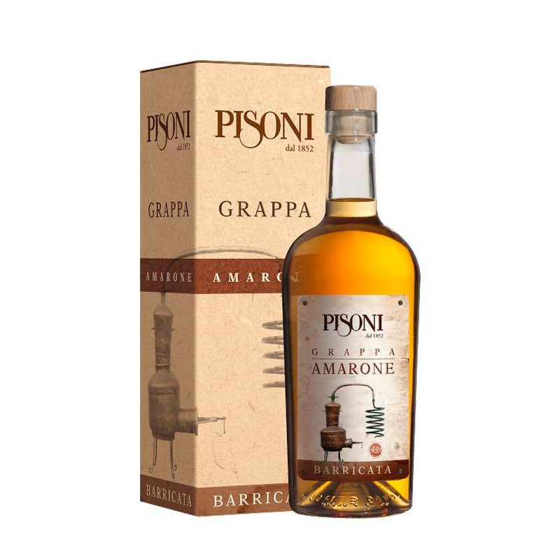 Grappa Amarone Barricata Distilleria Fratelli Pisoni