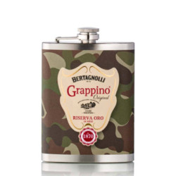Vente Grappino Original Riserva Oro 18 mois flacon Camouflage Bertagnolli
