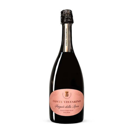 Venta de Saignée della Rocca Oltrepò Pavese Método Clásico Pinot Noir DOCG Extra Brut Rosé Conte Vistarino