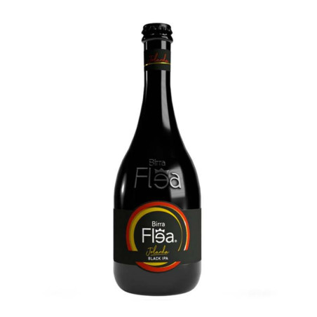 Jolanda Black IPA Flea – Cerveza artesanal italiana oscura | 6 % de alcohol